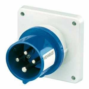 Mennekes 838 panel plug 32A 4-pin 9h 230V IP44