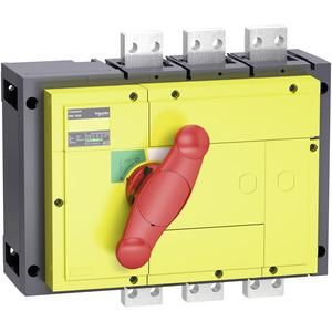 Schneider Electric 31350 INS1600 3P with red rotary actuator switch disconnector