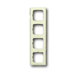 Busch-Jaeger 2514-212K-102 Busch-Duro 2000® SI Linear cover frame, 4-way frame white
