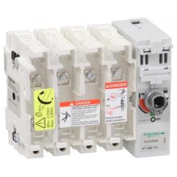 Schneider Electric GS2MMB4 Fuses TeSys GS2M 4p 200A DIN B1 B2 Switch disconnector