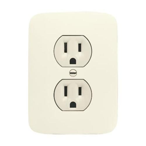 Busch-Jaeger 3015-02 EUI-212 Busch-Nema flush-mounted double socket, 2-pole (2 P + E), 15 A white