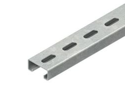 Niedax 2986/4GL9 2986/4 GL9 40x22mm SW 18mm perforated anchor rail