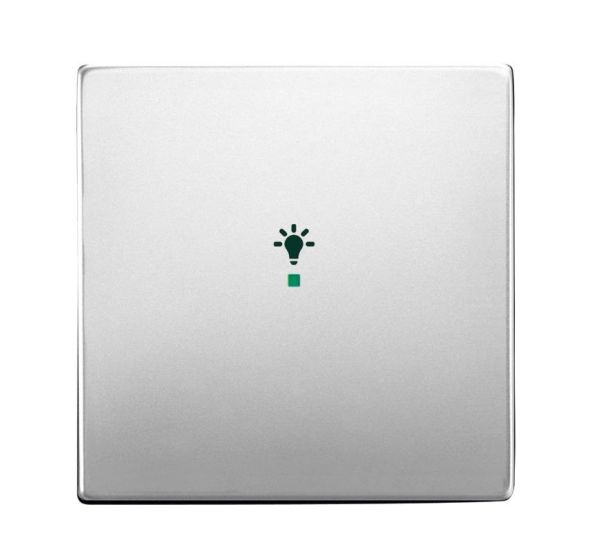 Busch-Jaeger 6230-10-866 Rocker switch, 1-way, without printing, stainless steel