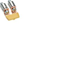 Hager KWJ06B2 connecting bridge 6qmm 2-way insulated