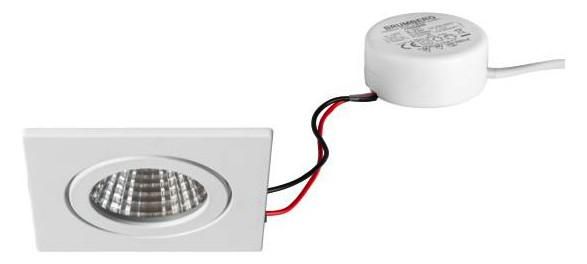 Brumberg 40376073 230V AC 6W 3000K white V4A LED recessed ceiling spotlight