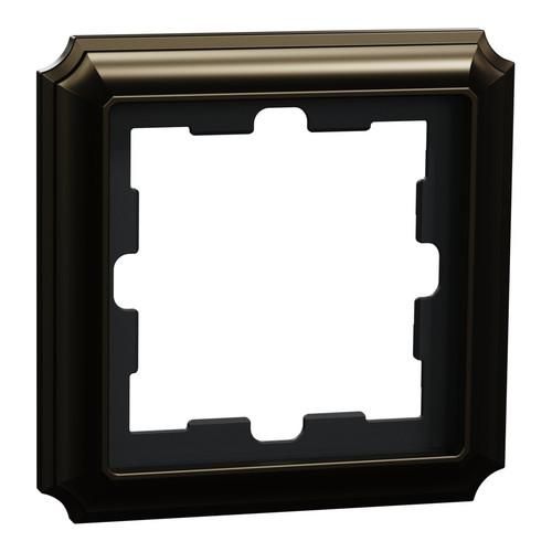 MERTEN MEG4010-4752 D-Antique metal frame 1-way Moccametalic frame
