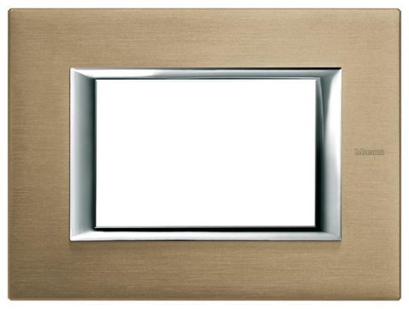 Bticino HA4803NX frame 3m titanium brushed