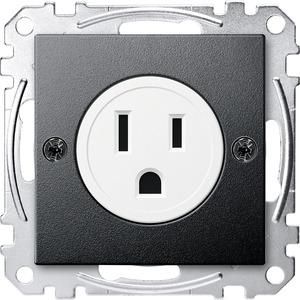 MERTEN MEG2151-0414 USA socket insert 15A anthracite System M