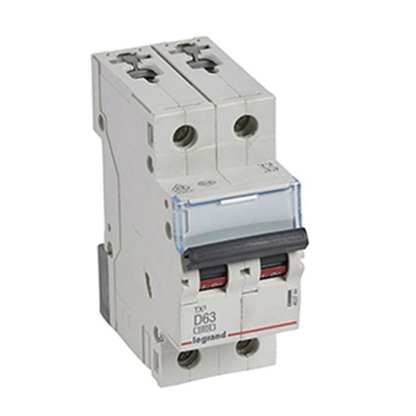 Legrand 403744 Circuit breaker TX3 D63A 2P 6KA 2M