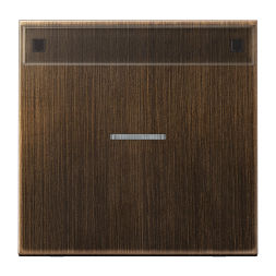 Jung ME2990NAKO5AT rocker switch 1-way with light guide, with label field, brass, LS series, antique brass