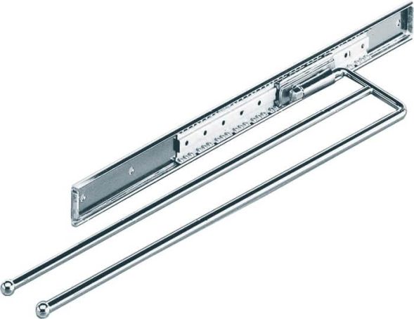 Kesseböhmer M5062.00 towel rail two-armed, chrome, Chrome