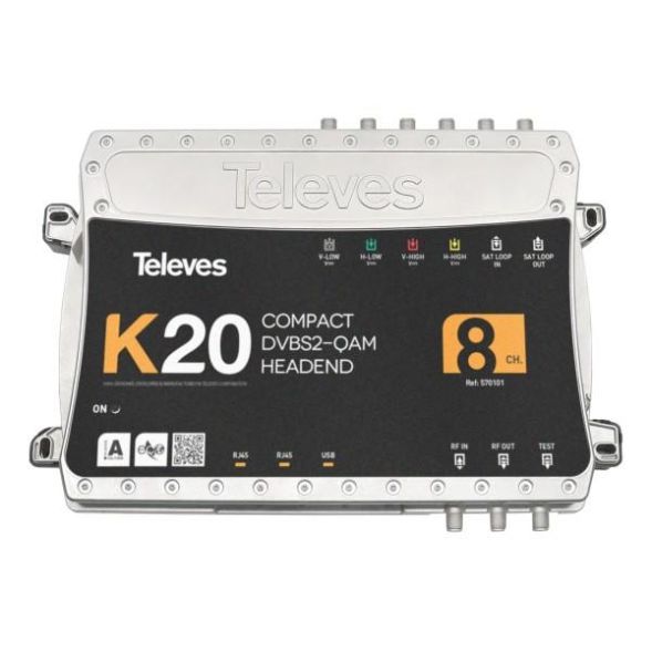 Televes 570101 K20-8 headend