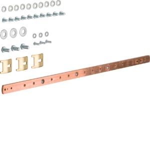 Hager UZ020 earthing bar 2 fields 20x5mm