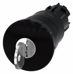Siemens 3SU1000-1HG10-0AA0 40mm black mushroom push button