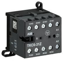 ABB Stotz-Kontakt TKC6-31Z-55, miniature auxiliary contactor 50-90VDC, GJH1213061R5315