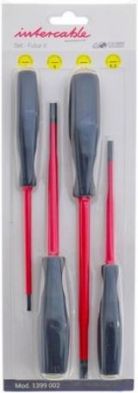 Intercable 101703 1399002Slotted screwdriver set