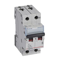 Legrand 403457 Circuit breaker TX3 C10A 1P+N 6KA 2M