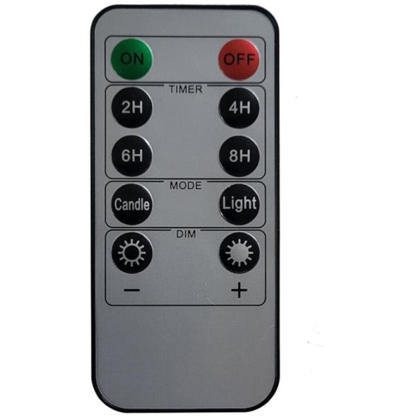 FHS 35738 LED candles, set of 4 white 2.2x24cm, 2AA, 6/18 timer