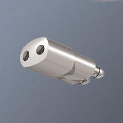 Bruck 160401mcgy matt, silver plug-in feed