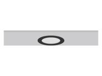 RZB 901807.0031.2.76 Toledo Flat+LED/10W-827-86 LED recessed ceiling spotlight