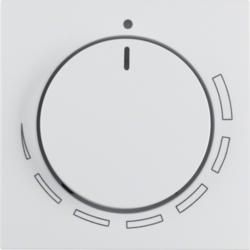 Berker 11371929 Centre piece with control knob for speed controller polar white matt Berker S.1/B.3