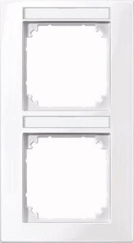 MERTEN 513225 Frame 2-way vertical active white glossy