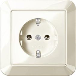 MERTEN MEG2301-1044 SCHUKO socket white glossy 1-M