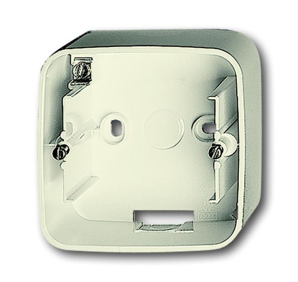 Busch-Jaeger 1701-212 surface-mounted housing, 1-way housing white