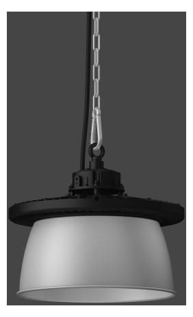 RZB Industrial Hall Midi 120W 16900lm 840 sw LED high bay light