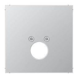 Jung AL2962-1 cover for 1 round connector up to 18.5 mm Ø, LS series, aluminum