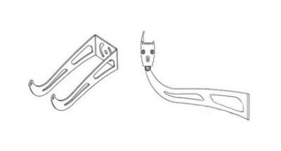 Barthelme 62399489 Long boom Bergamo HP/Pino HP mounting bracket