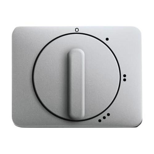 Busch-Jaeger 2542 DR/01-266 Central plate, with rotary handle, with imprint titanium