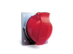 ABB Stotz-Kontakt 432RAM6 B60, CEE panel socket, 16 A, IP44 6h, 3P+N+E, 346-415 V, red, 75 pieces, 2CMA192720R1000