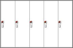 ABN GST595 for escape routes 5-door special door set (GST59-5)
