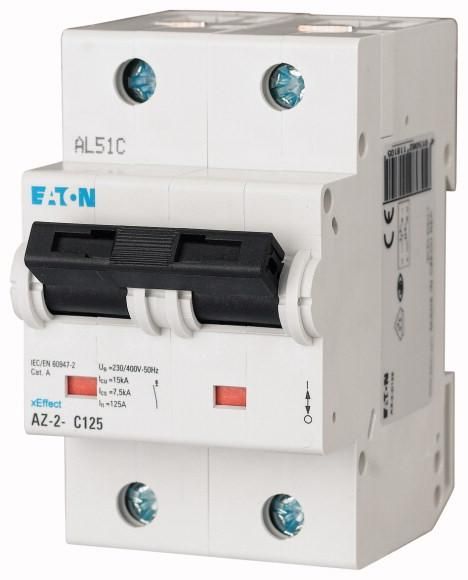 Eaton AZ-2-C25 C25A 2-pole high-performance circuit breaker, 211775