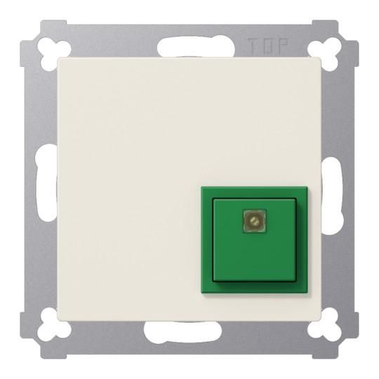 Jung NRSAS0834AT emergency call system cancel button, AS series, white