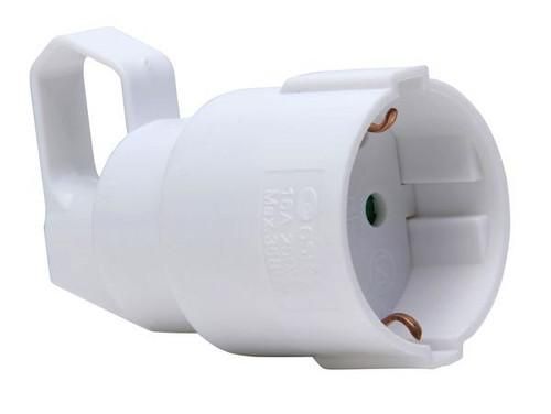 Kopp 183213008 Extractor arctic white SCHUKO coupling
