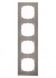 MERTEN MEG4040-3646 Frame 4-way stainless steel/aluminium