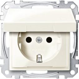 MERTEN MEG2310-0344 SCHUKO socket white glossy System M