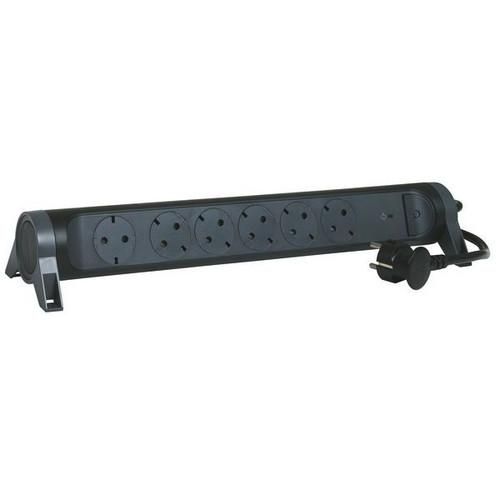 Legrand 694513 rotatable 6xSD SPD 1.5m cable black power strip