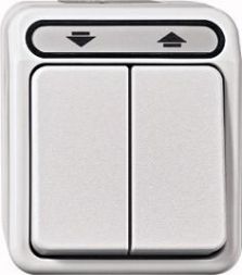 MERTEN MEG3715-8029 roller shutter switch 1-pole light grey