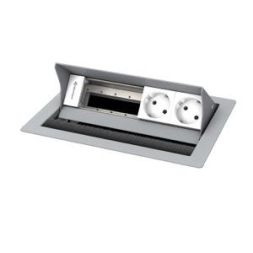 Kindermann 7492000072 CablePort standard2 4-way 2x power table mounting housing