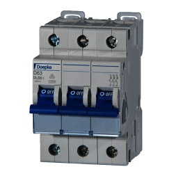 Doepke 09916475 DLS6I D25A 3-pole 10KA circuit breaker
