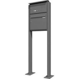 Ritto RGE1382120 Letterbox Freestanding Vertical Audio, Pur, Stainless Steel