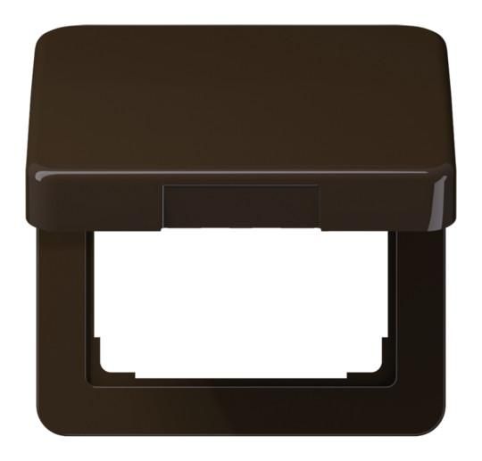 Jung CD590KLBR hinged lid, thermoplastic, CD series, brown
