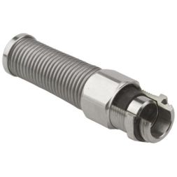 Kaiser with anti-kink spring brass 2.5 -3.5mm AGRO cable gland M8x1.25, 1080.08.52.035