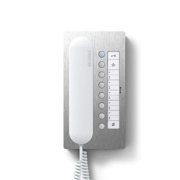 Siedle BTC 850-02 E/W bus telephone Comfort in stainless steel/white