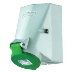 Mennekes 1864 wall socket TwinCONTACT 32A 5-pin 2h 50-500V