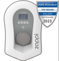 MYENERGI ZAPPI-2H22TW-T V2 22kW TW-T 6.5m cable PV control RCD Wallbox