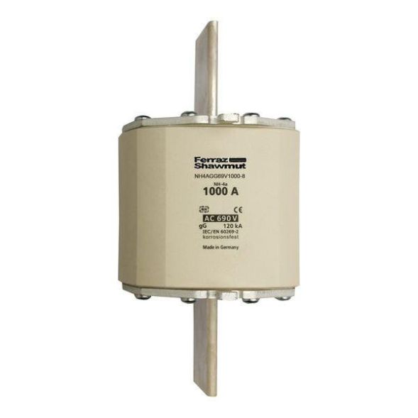 Mersen 08004.630765 NH4GG69V630-8 630A size 4 AC690V SM gG NH fuse link